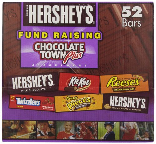 Hershey’s Chocolate Town Plus Fund Raising Assortment, 52-count Package logo