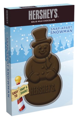 Hershey’s Christmas Milk Chocolate Snap-apart Snowman, 2 ounce (Pack of 12) logo