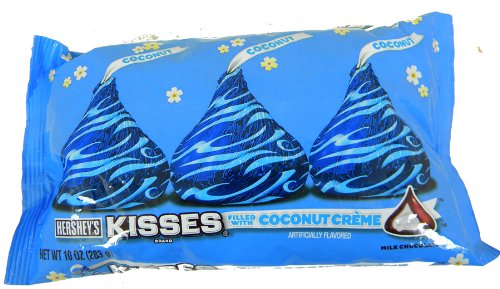 Hershey’s Coconut Creme Kisses Limited Edition 10 Oz Bag logo