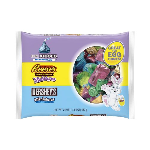 Hershey’s Easter Assortment (hershey’s Kisses, Reese’s Miniatures & Hershey’s Miniatures), 24 ounce Bags (Pack of 2) logo