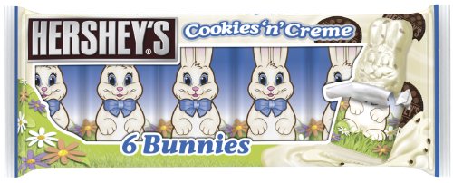 Hershey’s Easter Bunny Cookies ‘n’ Creme, 6-count Packages (Pack of 4) logo