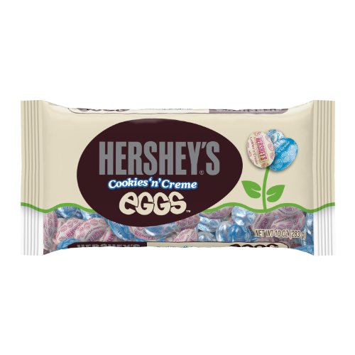 Hershey’s Easter Eggs Cookies ‘n’ Creme, 10 ounce Packages (Pack of 4) logo