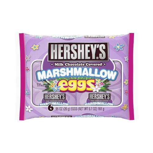 Hershey’s Easter Eggs, Milk Chocolate Covered Marshmallow, 6-count Packages (Pack of 4) logo