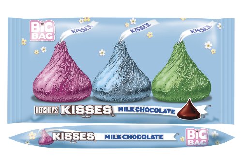 Hershey’s Easter Kisses, Milk Chocolate, 18.5 ounce Packages (Pack of 3) logo