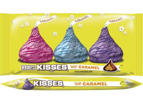Hershey’s Easter Kisses, Milk Chocolate Filled With Caramel, 10 ounce Packages (Pack of 4) logo