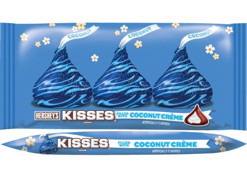 Hershey’s Easter Kisses, Milk Chocolate Filled With Coconut Creme, 10 ounce Packages (Pack of 4) logo