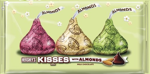 Hershey’s Easter Kisses, Milk Chocolate With Almonds, 10 ounce (Pack of 4) logo