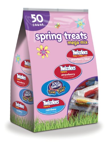 Hershey’s Easter Spring Treats Candy Assortment (twizzlers Rainbow, Twizzlers Strawberry, Jolly Rancher Fruit Chews and Twizzlers Pull ‘n’ Peel Strawberry Blast), 50-count Bags (Pack of 3) logo