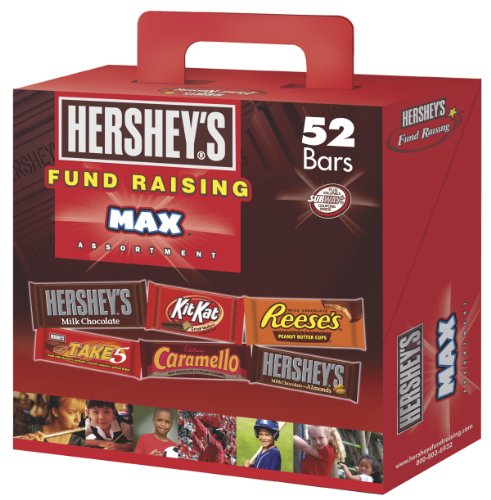 Hershey’s Fund Raising Max Assortment (hershey’s, Reese’s, Kit Kat, Take 5 & Caramello), 52-count Bars logo