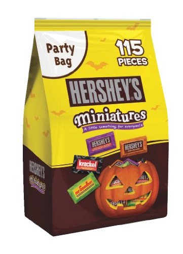 Hershey’s Halloween Miniatures Assortment Stand Up Bag, 36 Ounce logo