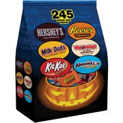 Hershey’s Halloween Trick Or Treat Candy Bag 245 Pieces (milk Chocolate, Milk Duds, Kit Kat, Reese’s Whoppers & Almond Joy), 92.7 Oz. logo