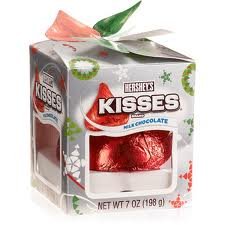 Hershey’s Holiday Milk Chocolate Giant Kiss, 7 ounce Boxes (Pack of 4) logo