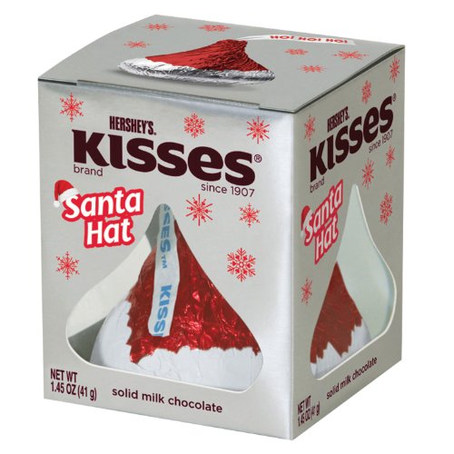 Hershey’s Holiday Milk Chocolate Santa Hat Kiss, 1.45 ounce Packages (Pack of 18) logo