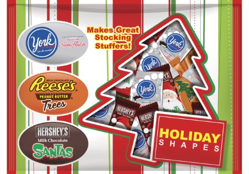 Hershey’s Holiday Shapes Snack Size Assortment (york Snowflake, Reese’s Tree & Hershey’s Santa), 23 ounce Packages (Pack of 2) logo