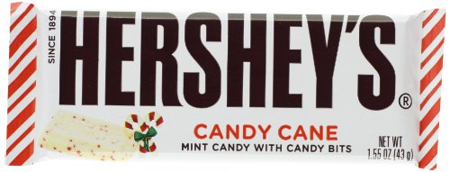 Hershey’s Holiday White Chocolate Candy Cane Bar, 1.55 Ounce (Pack of 24) logo