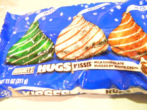 Hershey’s Hugs Kisses Christmas Holiday Bag 2 Pack logo