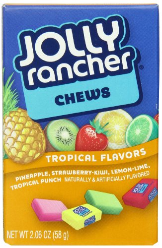 Hersheys Jolly Rancher Tropical Chews, 2.06-ounces (Pack of 12) logo