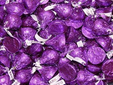 Hershey’s Kisses – Dark Chocolate – Purple, 4.5 Pound logo