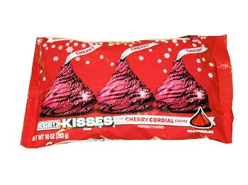 Hershey’s, Kisses, Limited Editon, Cherry Cordial, 10oz Bag logo