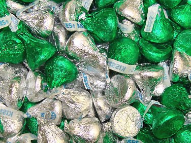 Hershey’s Kisses – Original – Green & Silver Foil, 5 Pound logo