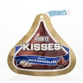 Hersheys Kisses Pouch Cream Milk Chocolate 82g. logo