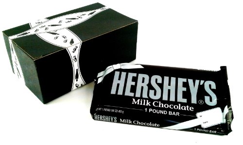 Hershey’s Milk Chocolate, 16 Oz Bar In A Gift Box logo