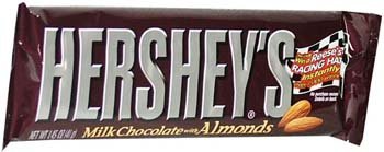 Hershey’s Milk Chocolate Bar With Almonds (342410) 1.45 Oz logo