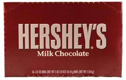 Hersheys Milk Chocolate Bars 36ct logo