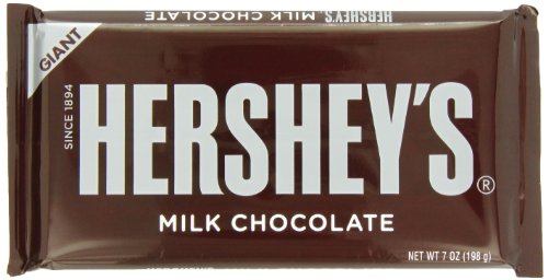 Hershey’s Milk Chocolate Giant Bar, 7 ounce Bars (Pack of 12) logo