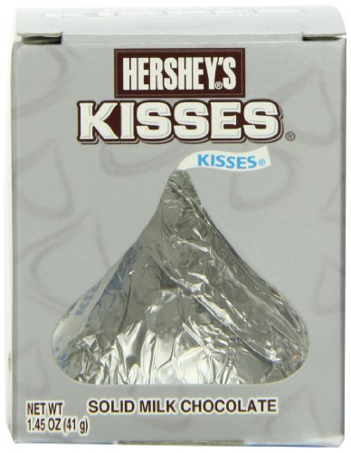 Hershey’s Milk Chocolate Mini Kiss, 1.45 ounce Packages (Pack of 18) logo