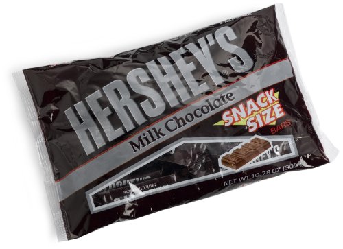 Hershey’s Milk Chocolate Snack Size Bars, 10.35 ounce Bags (Pack of 6) logo
