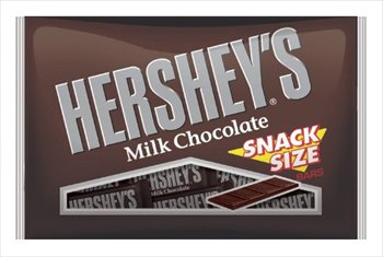 Hershey’s Milk Chocolate Snack Size Chocolate Bars 10.35 Oz logo