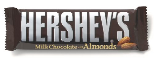 Hershey’s Milk Chocolate With Almond Vend Bar, 36-count logo