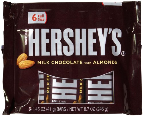 Hershey’s Milk Chocolate With Almonds 6 Ct logo