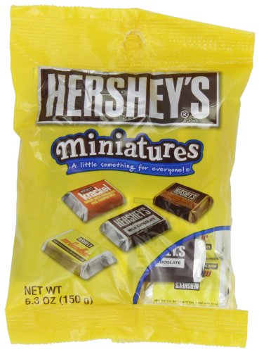 Hersheys Miniatures Bag, 5.3 ounce (Pack of 12) logo