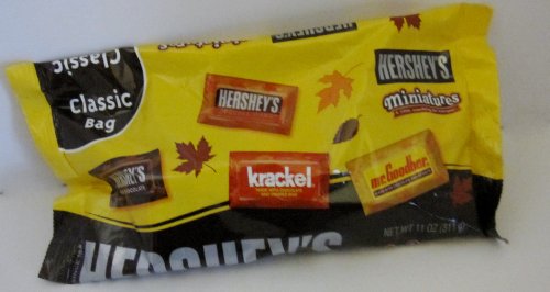 Hershey’s Miniatures Classic Bag- 4 Bags-11 Ounces Per Bag logo