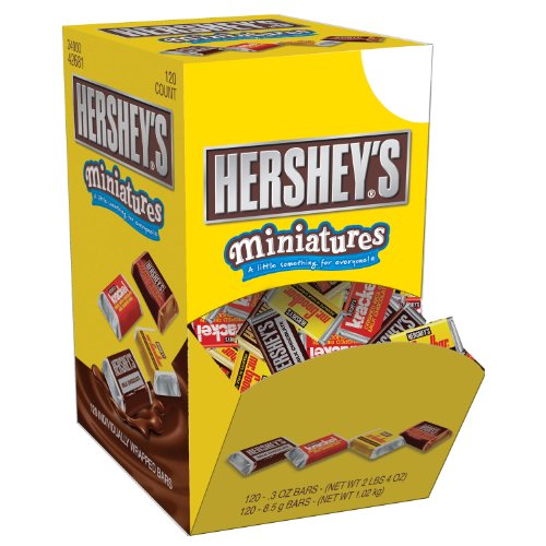 Hershey’s Miniatures (krackel, Mr. Goodbar, Hershey’s Milk and Special Dark Chocolate), 120-count Changemaker logo