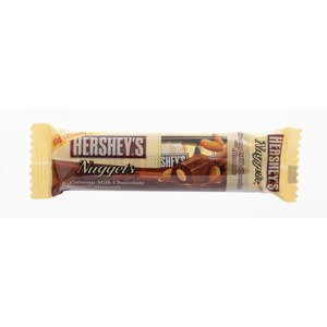 Hersheys Nuggets Milk Chocolate With Almonds 28g. (Pack of 3) logo