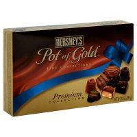 Hershey’s Pot Of Gold Fine Confections, Premium Collection, 10-oz. Box logo