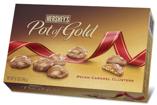 Hershey’s Pot Of Gold Pecan Caramel Clusters, 8.7 ounce Boxes (Pack of 2) logo