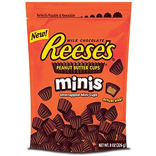 Hershey’s Reese’s Mini Peanut Butter Cups Bag logo