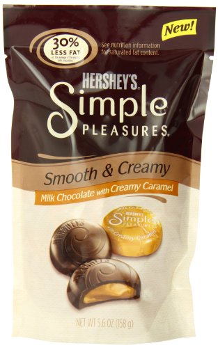 Hershey’s Simple Pleasures Milk Chocolate With Caramel Pouch, 5.6 Ounce logo