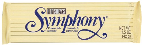 Hershey’s Symphony Bar, Milk Chocolate With Almonds & Toffee Chips, 36-count Package logo