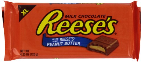 Hershey’s Xl, Reese’s Peanut Butter Bar, 4.25 ounce (Pack of 12) logo