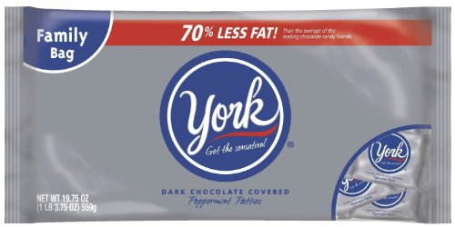 Hershey’s, York Peppermint Pattie, Family Size, 19.75oz Bag (Pack of 3) logo