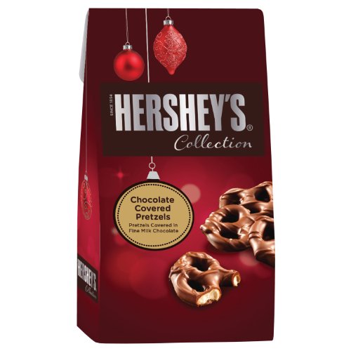 Holiday Hershey’s Milk Chocolate Covered Pretzels Collection, 5 ounce Pouch logo