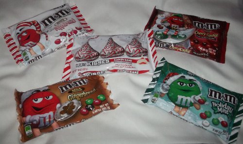 Holiday M&m’s and Candy Cane Kisses Collection logo