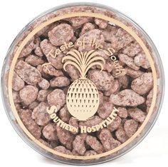 Honey Glazed Pecans, In A 1 Lb Clear Canister logo