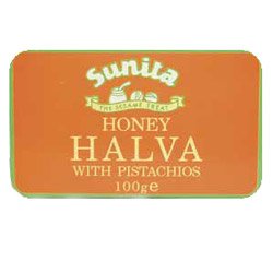 Honey Halva With Pistachios 100g logo