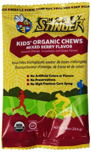 Honey Stinger Kids Chews, Mixed Berry, 0.8 Ounce (Pack of 5) logo